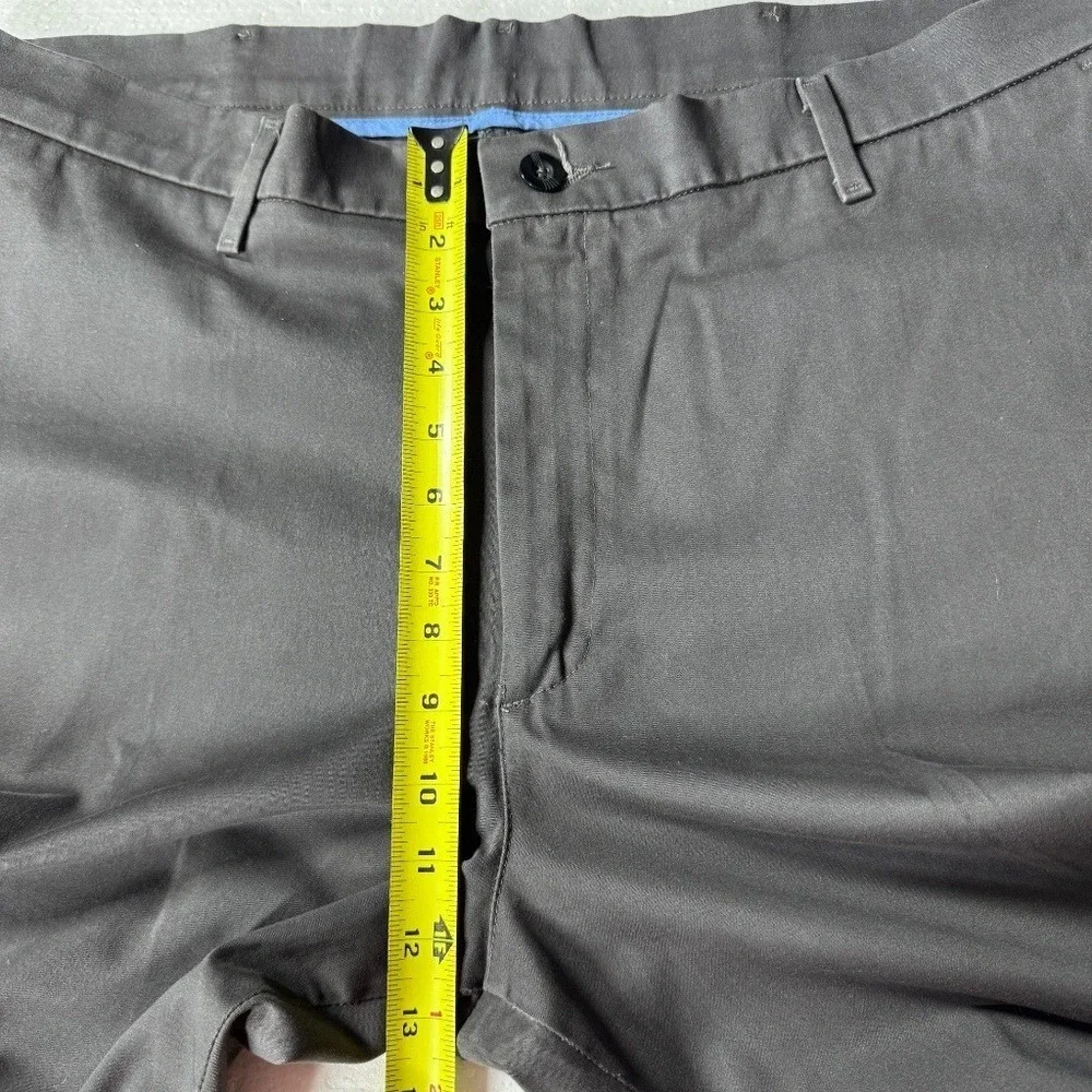 Wrangler Wrinkle Resistant Chinos Mens 38x32 Dark Grey Charcoal Pants‎
